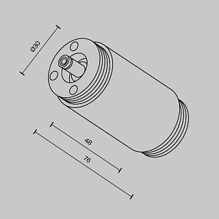 Прямой коннектор для системы Shelf без ввода питания