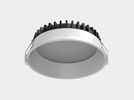 Светильник светодиодный диммируемый потолочный встраиваемый , серия WL-BQ, Белый, 20Вт, IP44, Теплый белый (3000К), BQ009120-WH-WW