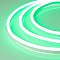 Гибкий неон ARL-NEON-1608GH-SIDE 24V Green (Arlight, 6 Вт/м, IP65)
