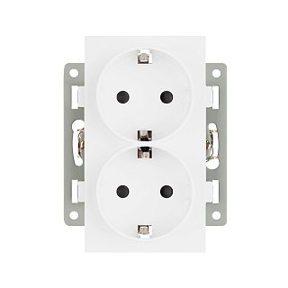 Механизм электрической розетки SCT-MEUD-PL-WH (250V, 16A) (Arlight, -)