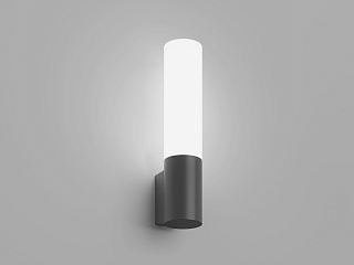 Настенный уличный светильник Факел 6 В, 120°, 220–240 В, 3000K (теплый белый), IP65, для фасада, GW-TCF-GR-6-WW