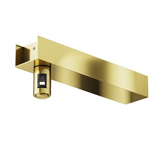 Основание настенное  Wall для блока питания с вводом питания Flarity латунь