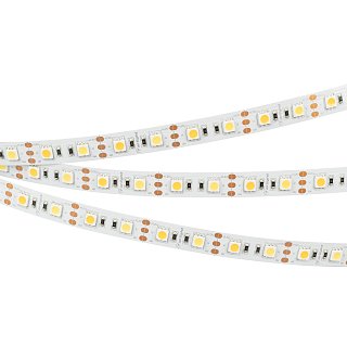 Светодиодная лента RT-B60-12mm 12V White-MIX (14.4 W/m, IP20, 5060, 5m) (Arlight, Изменяемая ЦТ)
