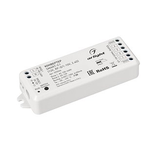 Конвертер SMART-C1 (12V, RF-0/1-10V, 2.4G) (Arlight, IP20 Пластик, 5 лет)