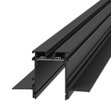 Трек SY 24В встраиваемый без проводов Черный, 2м, SY-601201-RC-2-BL