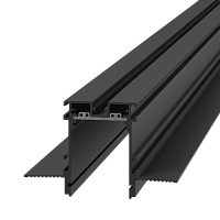 Трек SY 24В встраиваемый без проводов Черный, 2м, SY-601201-RC-2-BL