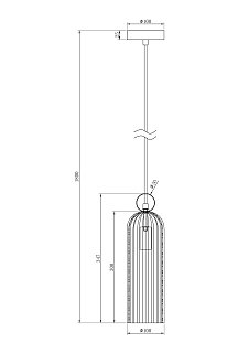 Подвесной светильник Antic E14х1 40Вт