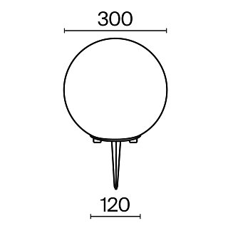 Ландшафтный светильник Erda E27х1 30Вт IP 54