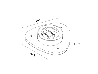 Бра декоративное , Белый, 7Вт, 3000K, IP20, ML-TR153-WH-WW