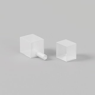 Заглушки для гибкого неона 18x16 мм 2 шт. (выход прямой)