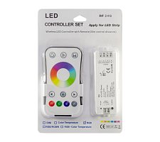 Комплект ELFLED (RGB-контроллер V3 и Пульт 1-зоновый 2.4G, белый)