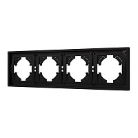 Рамка пластиковая FRM-TENDO-SFPL-4-BK (Arlight, -)