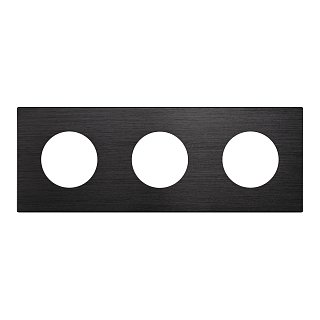 Рамка алюминиевая FRM-PRESTO-ALR-3-BK (Arlight, -)