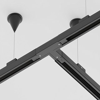 Коннектор Т-образный правый Trinity черный