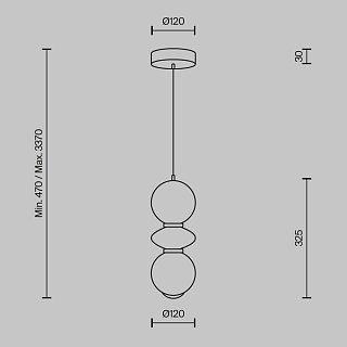 Подвесной светильник Brosche 3000K 10Вт