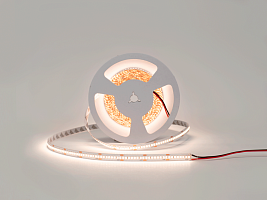 Светодиодная лента LUX, 2835, 240 LED/м, 14,4 Вт/м, 24В, IP33, Теплый белый (3000K), DSG-HE2240-24-WW-33