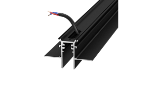 Трек магнитный встраиваемый с проводами серии SY MINI, 48В, Черный, SY-mini-TR-RC-001293-48-2.5