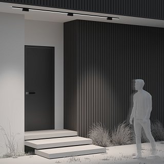 Уличный трековый светильник Points Elasity IP 3000К 10Вт 45° черный