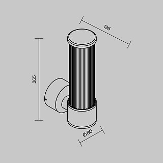 Настенный светильник (бра) Lit 3000К 8Вт IP 54