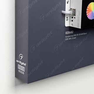 Стенд Управление светильниками DMX512 E34 1760x600mm (DB 3мм, пленка, лого) (Arlight, -)