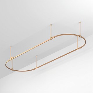 Основание ART-APRIORI-OVAL-ROD-400-3000x1000 (GD) (Arlight, IP20 Металл, 3 года)