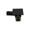 L коннектор для однофазных встраиваемых трековыx систем, Черный,KXZ-RC-BL-L