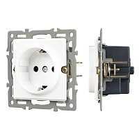 Механизм электрической розетки SCT-GP-MEU-PL-WH (250V, 16A) (Arlight, -)