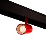 Светильник трековый для низковольтного трека SY красный, SY-601201-RD-10-36-NW