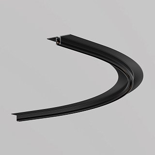 Коннектор радиусный D900 встраиваемый под ГКЛ 9,5мм Levity черный