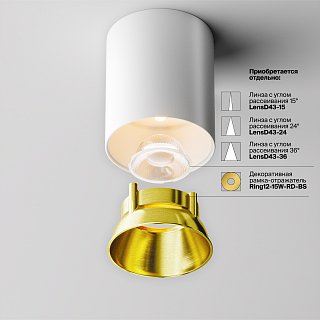 Потолочный светильник Alfa LED 3000К 12Вт 60°