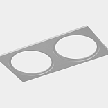 Рамка двойная для серии COMBO 1 квадратная, белая, COMBO-1S2-WH