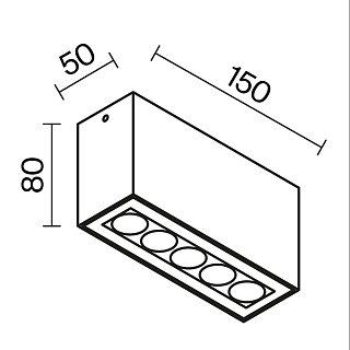 Потолочный светильник Ares 3000К 10Вт IP 54