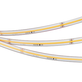 Светодиодная лента герметичная SPI-COB-PS-X378-14mm 24V Day4000-PX63-BPT (7 W/m, IP67, 5m) (Arlight, бегущий огонь)