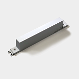 Блок питания накладной на трек, системы SLIM белый DRV-SLIM-150-WH, 48В, 150W,  DRV-SLIM-150-WH