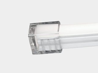 Заглушка прозрачная пластиковая IP67 без отверстия для неоновой ленты 12×20 мм END-1220-TR