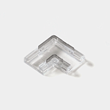 Пластиковый L-коннектор для светодиодной ленты 10 мм, CN-10MM-2P-L-SC-H