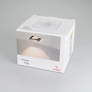 Светильник CL-KARDAN-S152x152-25W White6000 (BK-BK, 30 deg) (Arlight, IP20 Металл, 3 года)