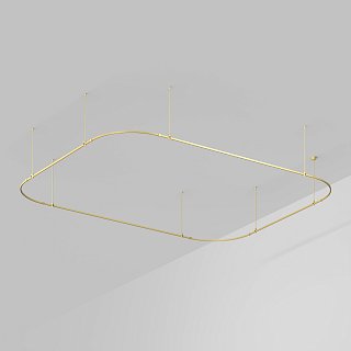 Основание ART-APRIORI-RECTANGLE-SOFT-ROD-800-4500x3500 (GD) (Arlight, IP20 Металл, 3 года)