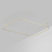 Основание ART-APRIORI-RECTANGLE-SOFT-ROD-800-4500x3500 (GD) (Arlight, IP20 Металл, 3 года)