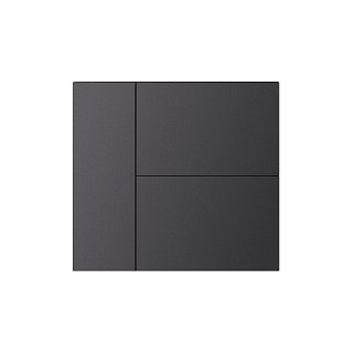 INTELLIGENT ARLIGHT Накладка панели KNX-23-3G-SUF Dark Grey (Backlightless) (IARL, IP20 Металл, 2 года)