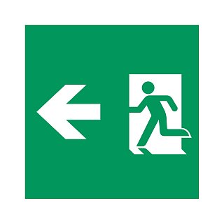 Пиктограмма EMGP-MARK-MA-LEFT (Человек, Влево) (Arlight, Пластик)