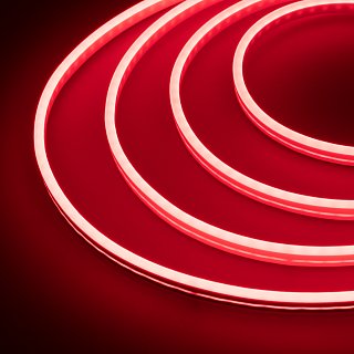 Образец Гибкий неон GALAXY-1206-5000CFS-2835-100 12V Red 0.5M (12x6mm, 12W, IP67) (Arlight, 12 Вт/м, IP67)