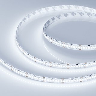 Светодиодная лента RT 2-5000 24V Cool 8K 10mm (2835, 252 LED/m, LUX) (Arlight, 10 Вт/м, IP20)