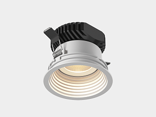 Корпус светильника потолочный встраиваемый  наклонный, Белый, IP20, COMBO-42-WH