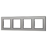 Рамка стеклянная FRM-GLARE-GS-4-GR (Arlight, -)