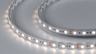 Светодиодная лента LUX, 5050, 60 LED/м, 14,4 Вт/м, 12В, IP65, Нейтральный белый (4000K), DSG560-12-NW-65