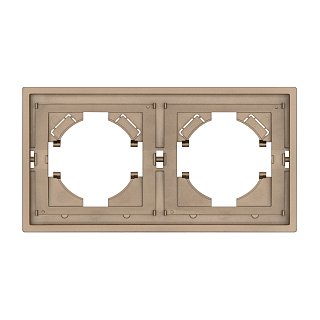 Рамка пластиковая FRM-TENDO-PL-2-GD (Arlight, -)