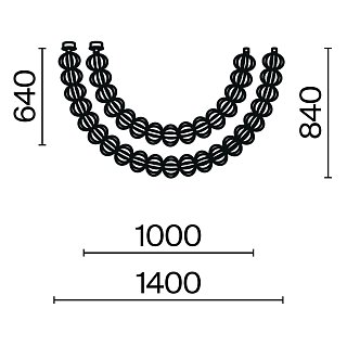 Подвесной светильник Golden Cage 3000К 117Вт