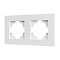 Рамка пластиковая FRM-PERIO-PL-2-WH (Arlight, -)