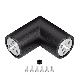 Соединитель профиля ROUND-D36-360-90 BLACK (Arlight, Алюминий)